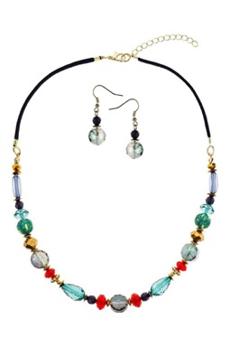 Colourful beaded necklace and earrings.jpg